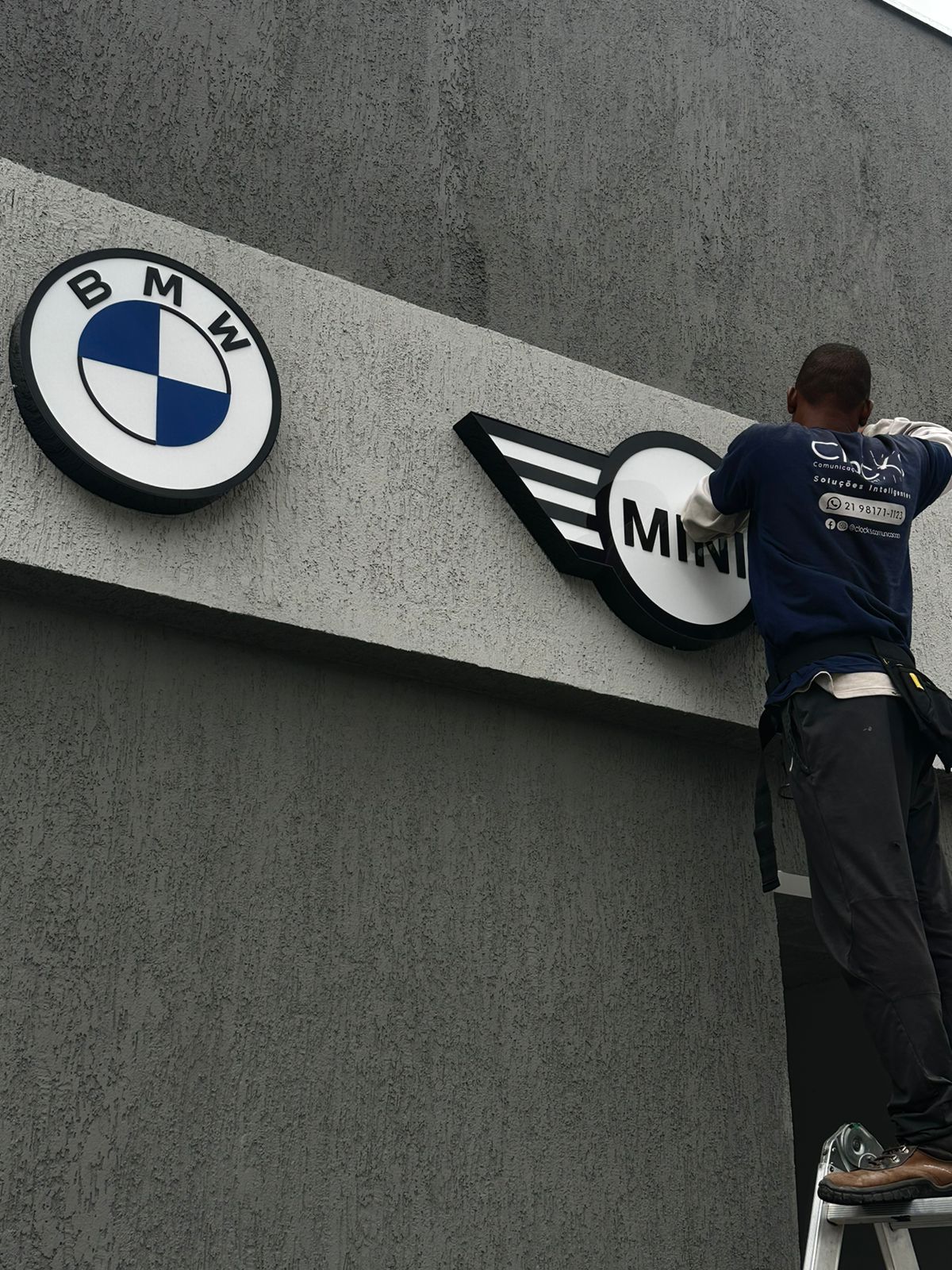 Imagem de um trabalho para as agências de carro BMW e Mini